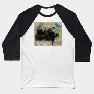 Two Cute Bumble Bees Baseball T-Shirt